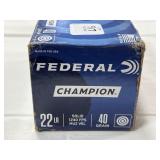 500 RDS FEDERAL .22 LR AMMO