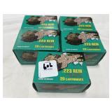 100 RDS BROWN BEAR .223 REM AMMO 55 GR FMJ