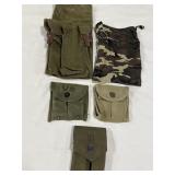 BAG OF (10) ASSTD GUN & MAGAZINE HOLSTERS