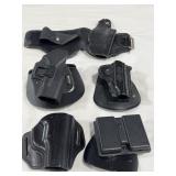 BAG OF (10) ASSTD GUN HOLSTERS