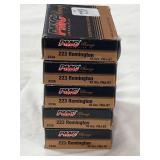 100 RDS PMC BRONZE .223 REM AMMO 55 GR FMJ