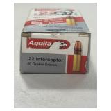 28 RDS AGUILA .22 LR AMMO 40GR SOLID POINT