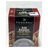 550 RDS FEDERAL .22 LR AMMO