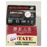 50 RDS 20 GA SHOTGUN SHELLS - 2-3/4"
