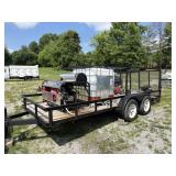 3 PRESSURE WASHER TRAILER SET UP