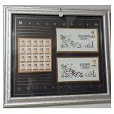 Millenium Celebration Stamp Print and Sterling