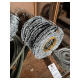 Partial Rolls of Barbed Wire: