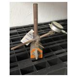 Starrett No. 657 magnetic base indicator holder,