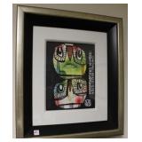 FRAMED ARTWORK TITLED "SEE YOU ON THE OTHER SIDE"