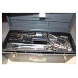 24" DELUXE TOOL BOX FILLED WITH ADJUSTABLE PLIERS,