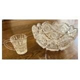 antique cut glass bowl from the American