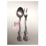 CHILDS STERLING FORK & SPOON