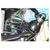 (3) DESK CLAMP LAMPS & EXTENSION CORDS