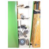 (12) GRINDING STONES & BLADES, BOX OF -