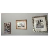 (1) "BULURRU" ABORIGINAL ART CANVAS PRINT TITLED -