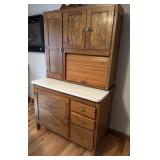 HOOSIER-STYLE KITCHEN CABINET - 67"x40"x24"