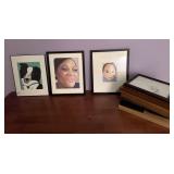 3 ETCHINGS AND PICTURE FRAMES