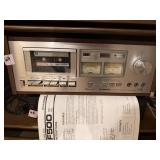 vintage Pioneer CT-F500 stereo cassette deck,