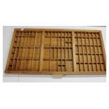 HAMILTON MFG CO. PRINTERS TYPE TRAY 32"x17"