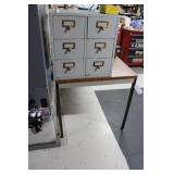 6-DRAWER FILING CABINET & WORK TABLE