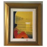 FRAMED LTD ED. GICLEE PRINT "BEAUTY AT SUNSET" -