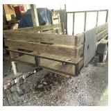 5x8 utility trailer - wood floor - rear gate/ramp