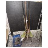 Yard tools rakes