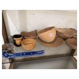Handcrafted wood bowls