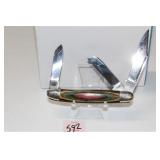 FROST CUTLERY "THE WRANGLER" 3-BLADE POCKET -
