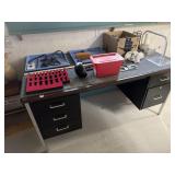 Desk, tools, Wood Working books/magazines,