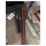 24 inch rigid pipe, wrench, cobalt, large pliers