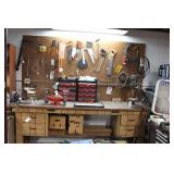 HAND SAWS, LEVELS, SQUARES, V-BELTS, CLAMP, &