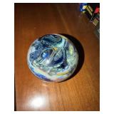 Decorative glass art paperweight