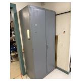 6ft metal cabinet two doors