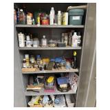 Sandpaper, gloves, steel wall, paint, cleaning