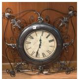 BUCHANAN CLOCK COMPANY IRON WALL CLOCK