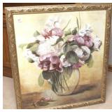 FLORAL FRAMED PRINT 36"x32"