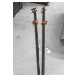 (2) 5ft PIPE CLAMPS