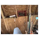 Jumper, cables, crowbars, nail pullers, scrap