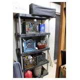 RUBBERMAID SHELF 72"x17" & ALL CONTENTS ON SHELF-
