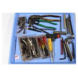 ALLEN WRENCHES, SMALL NUTDRIVERS, MEAT THERMOMETER