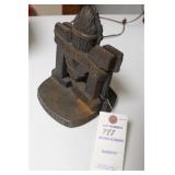 PAIR OF MICHIGAN TECH CAST IRON BOOK ENDS
