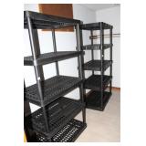 (2) 6ft RUBBERMAID SHELVES