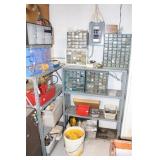 (2) 4-SHELF SHELVING UNITS INCLUDING CONTENTS -