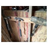 18 inch pipe wrench three hammers sledgehammer
