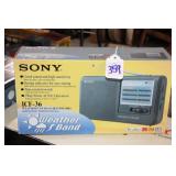 SONY WEATHER BAND RADIO IN BOX