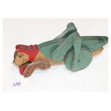 PRIMITIVE FOLK ART GRASSHOPPER PULL TOY