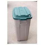 POLY  TRASH CAN WITH TARPS
