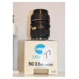 MINNOLTA 50/3.5 MD MACRO LENS