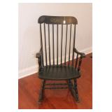 STENCILED BACK ROCKER